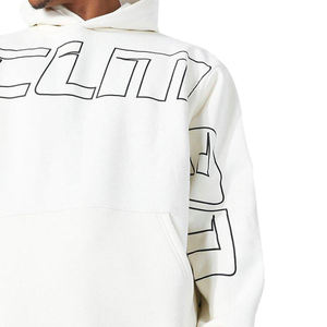 Impression graphique personnalisée de haute qualité 100% coton hiver sweat à capuche pour hommes votre propre marque logo étiquette coupe surdimensionnée rapide - Product Image 4