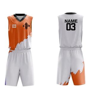 Nouveaux ensembles de basket-ball ATLANTIC pour hommes Sublimation haute qualité 100% polyester bon marché Logo personnalisé pour hommes - Product Image 2