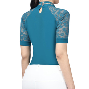 Producto en Oferta, Ropa Ecuestre, Camiseta Personalizada de Manga Corta para Mujer, Producto de Moda, Camisetas de Equitación en Venta - Product Image 2