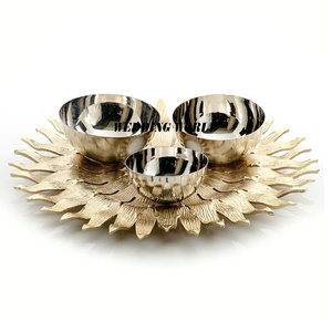 Bol à chocolat en métal décoratif de haute qualité, qualité supérieure, fait à la main, bol à bonbons, taille personnalisée, bol à chocolat design - Product Image 3