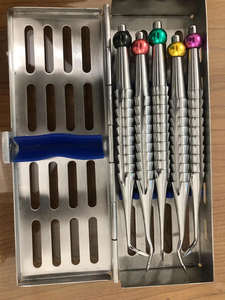 Kit de Extracción Dental Periodontal de Ligamento Atraumático, Manual, Reutilizable, de Acero Inoxidable de Alta Calidad, Juego de 5 Piezas, Certificado CE Clase I - Product Image 4