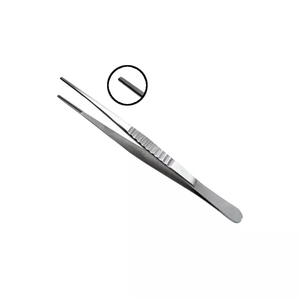 Pince à tissu vasculaire Debakey la plus vendue 15cm pince à épiler chirurgicale en acier inoxydable de haute qualité pour tissus mous - Product Image 4