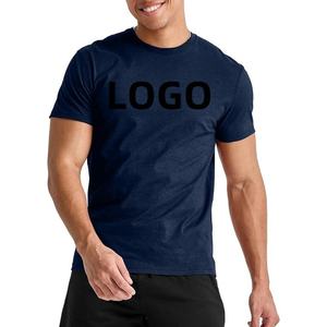 Camisetas Personalizadas al por Mayor para Hombre, Cuello Redondo, Manga Corta, 100% Algodón, para Hombre, Impresión de Logotipo, Alta Calidad, Ajuste Holgado - Product Image 2