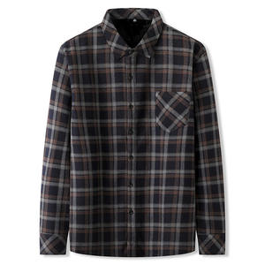 Nouvelle chemise sur mesure en flanelle de coton pour motards pour hommes fabriquée avec la chemise de protection de motocyclette en flanelle OEM pour garçons - Product Image 2