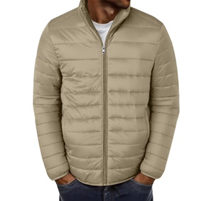 Custom Logo Men's Winter <b>Jacket</b> New design <b>Thick</b> Warm Stand Collar Waterproof Clothing Puffer <b>Jacket</b> High Quality - Product Image 1