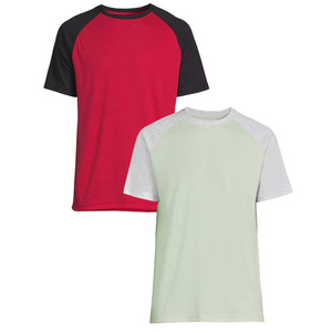 Cómoda camiseta raglán para hombre, ropa informal elegante, perfecta para deportes al aire libre de verano y elementos esenciales de moda diaria - Product Image 3