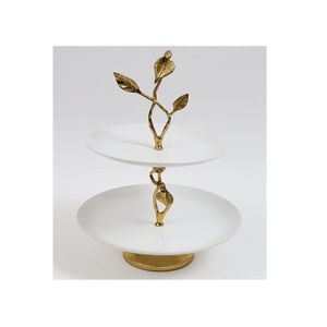 Support de service à gâteau en bois et en aluminium pour dessus de table et support à gâteau de qualité supérieure - Product Image 5