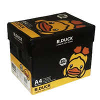 Papel de Copia Blanco B.DUCK A4, Ligero, 80 g/m², Duradero, Hecho en Tailandia para un Rendimiento Óptimo