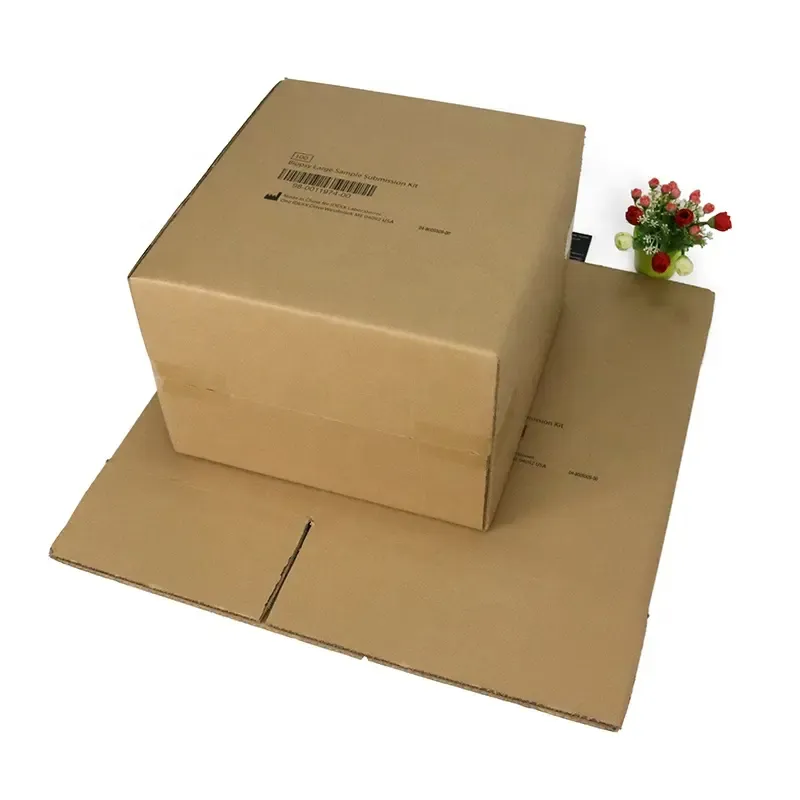 ผู้ผลิตกล่องกระดาษแข็งพิมพ์ลายสีขนาดใหญ่ กล่องใส่เครื่องแต่งกายแบบลูกฟูก กล่องทอเนื้อ