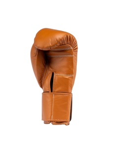 Gants de boxe professionnels en cuir véritable de qualité supérieure, sur mesure, couleur tan, pour entraînement et sparring, à lacets, CP-BG-63 - Product Image 3