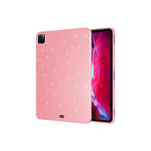 Étui pour tablette Netzy en PC/plastique brillant rose pailleté pour iPad Pro 11 2020 2e génération, coque arrière protectrice 12,9 pouces - Product Image 1