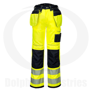 กางเกงสะท้อนแสงกางเกงมองเห็นได้ชัดเจนมีหลายสีหลายสีพร้อมกระเป๋าเพื่อความปลอดภัยกางเกงทำงานสำหรับฤดูหนาว - Product Image 5