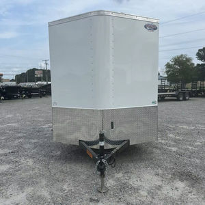 Remorques furtives de qualité supérieure abordables 5x10 Remorque de chargement fermée en aluminium avec rampe arrière Remorque semi-benne en acier et fer - Product Image 1