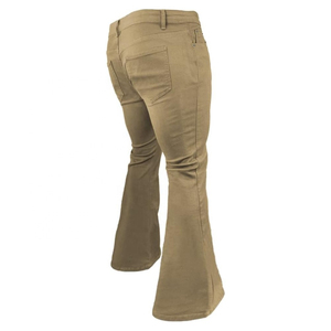 Pantalones de Trabajo para Hombre, Estilo Casual, de Poliéster/Algodón Color Caqui, Transpirables, Impermeables, para Exteriores - Product Image 3