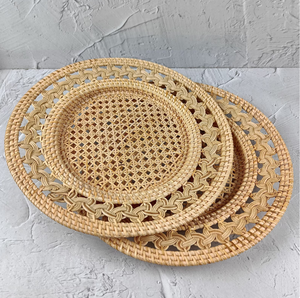 HOT TRENDY Vietnam diseño elegante único redondo de alta calidad Decoración de mesa fresca decoración de la casa manteles individuales de ratán - Product Image 3