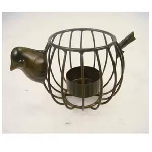 Portavelas de Reno de aluminio plateado para decoración de mesa, iluminación decorativa para Festival de Navidad en casa - Product Image 4