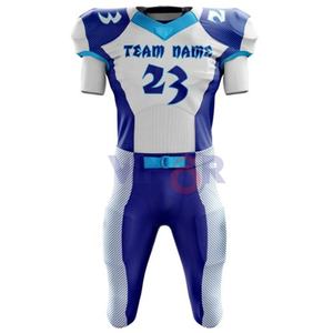 Alta calidad 100% poliéster ropa deportiva pantalones mejor calidad fútbol americano Jersey personalizado impreso bajo MOQ OEM conjunto para adultos - Product Image 2