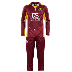ODM Services Cricket Uniforme Ensemble pour Hommes 100% Polyester Summer Sports Training Personnalisation Quick Dry Respirant Premium - Product Image 5