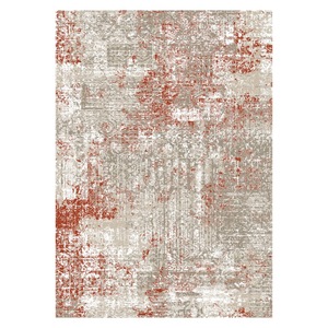 Tapis RUGS DEPOT LXDP-0835 en gros, couleur terre cuite dorée, style oriental traditionnel, imprimé numériquement, lavable en machine, en chenille, antidérapant - Product Image 1