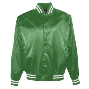 Chaqueta de béisbol de satén Vintage para hombre con cuello redondo, lienzo, temporada de otoño, nueva llegada, decoración con patrón - Product Image 4