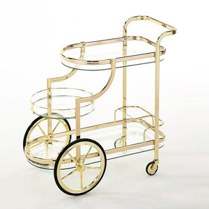 SF-3627-SMPG Luxurious Metal Tea <b>Trolley</b> - Product Image 5