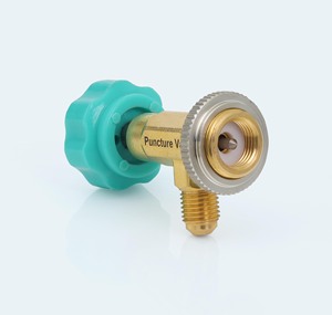 Universal Refrigerant Piercing can tap Valve Brass Refrigerant Puncture Can Tap Valve 7/16 -20 800 PSI AC Charging <b>Tool</b> - Product Image 6