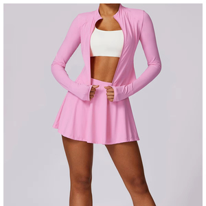 Chaqueta de Yoga sin Mangas para Mujer, Fresca, Cómoda, con Protección UV, de Secado Rápido, Transpirable, de Spandex/Nailon, para Entrenamiento al Aire Libre en Verano - Product Image 5