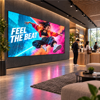 Écran LED d'intérieur P2 personnalisé avec maintenance frontale, écran publicitaire LED pour salle d'exposition de marque