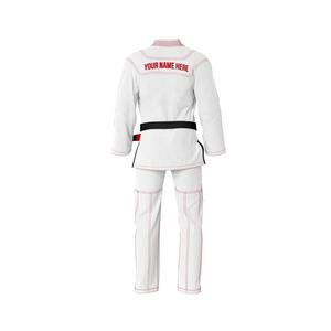 Venta al por mayor Premium poliéster/algodón brasileño Jiu Jitsu BJJ Gis artes marciales uniforme Kimono Gi Judo Gi 460g transpirable de secado rápido - Product Image 6