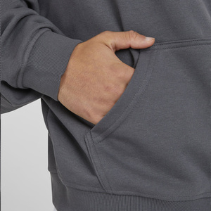 Sweat à capuche zippé surdimensionné élégant et confortable pour hommes 100% pull Streetwear à manches longues en coton doux avec logo personnalisé - Product Image 4