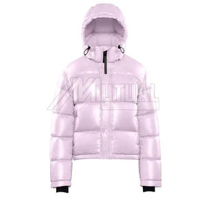 Fabricación de fábrica Chaqueta acolchada para mujer Nueva llegada Manga larga Cuello alto Transpirable Personalizado Chaqueta acolchada al por mayor - Product Image 3