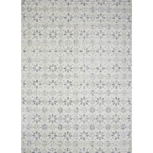 Tapis en laine noué à la main Erbe Ivory, motif floral abstrait, pour la maison, le salon, le couloir, rectangulaire, LLV-3043(cs-01) - Product Image 1