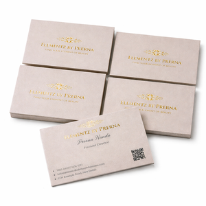 Cartes-cadeaux électroniques de mariage personnalisées de luxe avec impression métallique de qualité supérieure et logo élégant en feuille sur papier - Product Image 1
