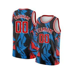 Custom Basketball Jerseys Breathable Polyester Basketball Wear with <b>Heat</b>-Transfer Printing Custom team basketball jerseys - Product Image 3