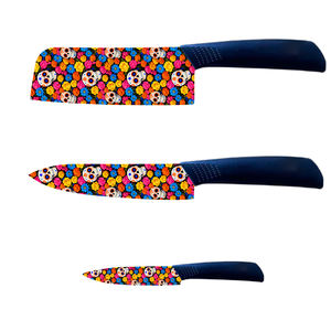 Juego de 2 Cuchillos de Cocina de Plástico con Revestimiento Cerámico, Precio de Fábrica, Ecológicos, Aptos para Lavavajillas, Envío Directo de Shopify - Product Image 1