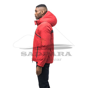 Chaqueta acolchada Chaqueta de invierno Chaqueta acolchada de bombardero para hombres Color Ropa de abrigo elegante Diseño de logotipo duradero Cálido Cómodo Invierno - Product Image 2