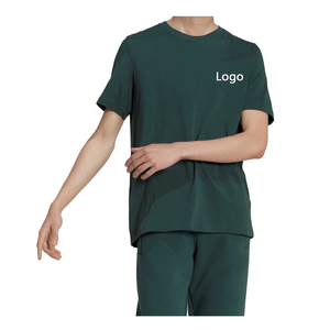 Streetwear pour hommes, t-shirt vierge, tissu en coton doux, design uni, coupe confortable, surdimensionné, manches courtes, style tendance - Product Image 5