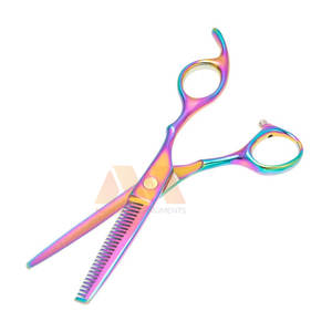 กรรไกรซอยผมมืออาชีพ เครื่องมือตัดผมสแตนเลส อุปกรณ์ร้านตัดผม คุณภาพสูง - Product Image 4