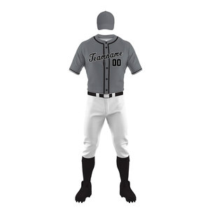 Juego de uniformes de béisbol, venta al por mayor, pedido a granel, logotipo de equipo personalizado, prensa de calor, aplicación de vinilo, tarifa barata, nuevo proveedor de diseño - Product Image 6