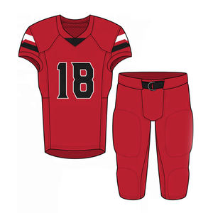 2025 personnalisé américain classique col en V chemises maille Boxy Fit recadrée tendance mode rue vêtements de sport maillot de Football - Product Image 1