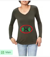 Camisetas de Manga Larga para Mujer, Tallas Grandes, Invierno, Logotipo Serigrafiado, 100% Algodón, Estampado Animal, Cuello Redondo, Antiarrugas