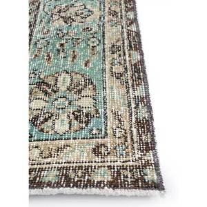 พรมขนสัตว์ลายดอกไม้สไตล์วินเทจ สีเบจและสีน้ำตาล ถักด้วยมือ สำหรับบ้าน ห้องนั่งเล่น ทางเดิน ห้องโถง หรือห้องนอน-Pae-2842 - Product Image 4