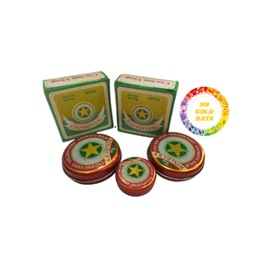 Vintage Golden Star Scent Balm 4G Tamaño de bolsillo Lata aromática con fragancia natural de Vietnam - Product Image 1