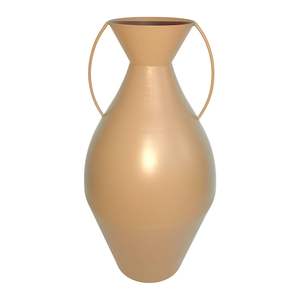 Vase à fleurs artisanal en laiton martelé, finition rustique, style industriel chic, vase à bourgeons, décoration de luxe pour hôtel, bureau, salon - Product Image 5