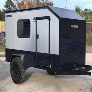 Livraison rapide Mini caravane en forme de larme Voyage Camping-car Camping Remorques imperméables Modernes avec douche Achetez maintenant Prix bas - Product Image 1