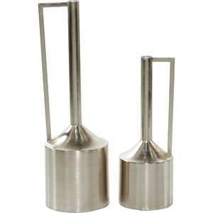 Jarrón de aluminio de cuello largo, decoración de Metal atemporal, florero personalizable, jarrón elegante personalizado para el hogar y la Oficina - Product Image 1