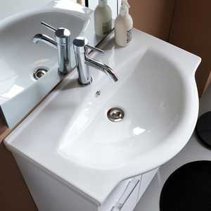Mueble de Baño Blanco de 65 cm con Soporte para Piso, Parte del Conjunto de Baño Ravenna Exportado - Product Image 3