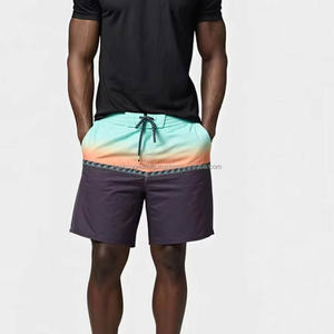 Shorts de plage à marque privée, extensibles dans 4 directions, séchage rapide, imperméables, écologiques, respirants, taille mi-haute, très élastiques - Product Image 2