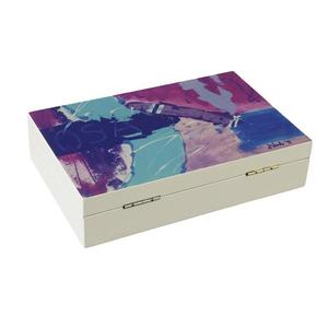 Boîte à cigares en bois d'Okoumé, conception personnalisée, fabrication OEM, emballage de stockage - Product Image 6