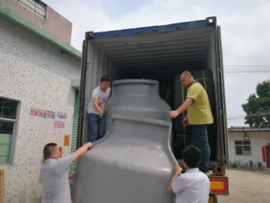 Round Type Counter Flow Water Cooling Tower For Injection Molding Machine